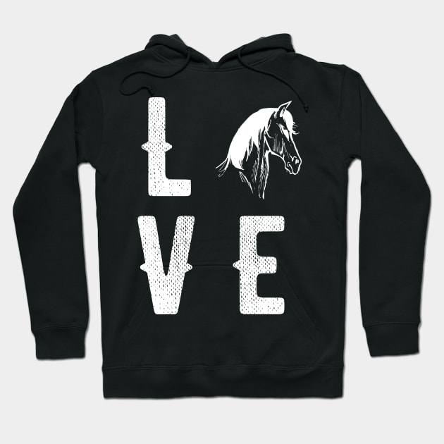 Love Horses Hoodie by captainmood